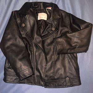 Zara baby leather jacket (NEVER WORN)